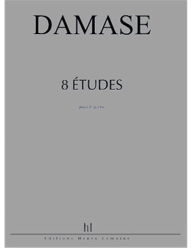 DAMASE E.-Etudes (8) per Pianoforte