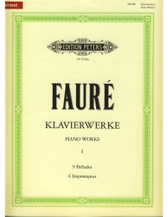 FAURE G.-Preludios e Impromptus para Piano (Urtext) (Klemm)