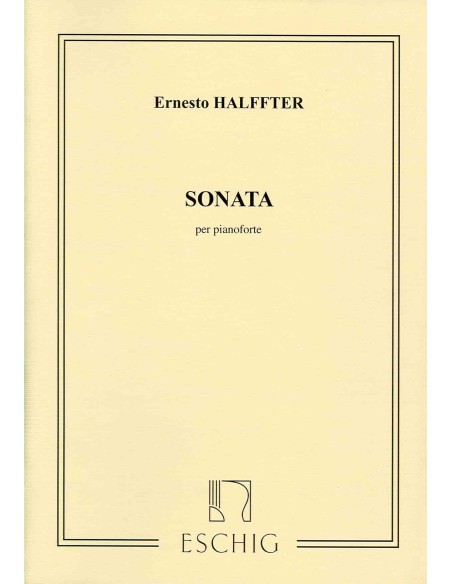 HALFFTER E.-Sonata per pianoforte