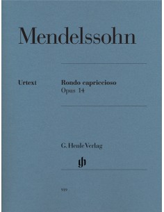 MENDELSSOHN F.-Rondo Caprichoso Op.14 para Piano (Urtext)