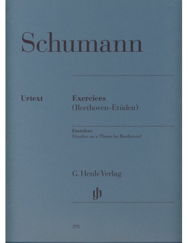 SCHUMANN R.-Übungen oder Studien zu einem Beethoven-Thema für Klavier (Urtext)