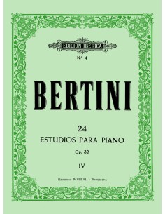 BERTINI H.-Studi Op. 32 per pianoforte (iberico)