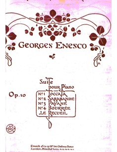 ENESCO G.-Toccata para Piano