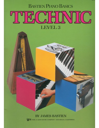 BASTIEN J.-Technique Level 3º (Technic) for Piano WP218