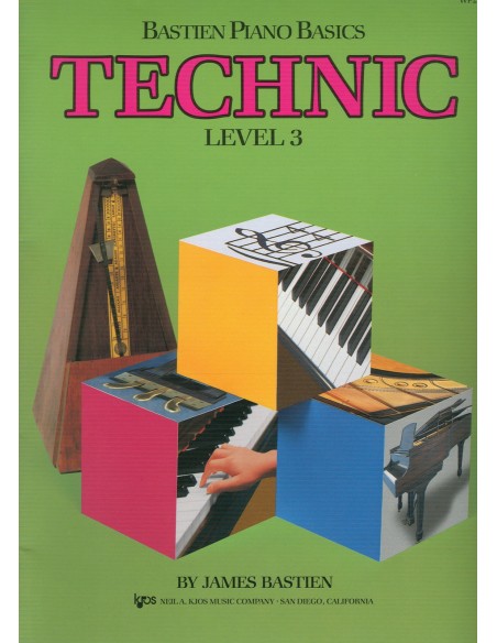 BASTIEN J.-Technique Level 3º (Technic) for Piano WP218