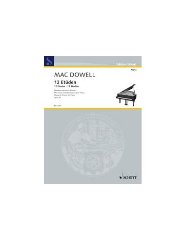 MACDOWELL E.-Etüden (12) Op.39 für Klavier
