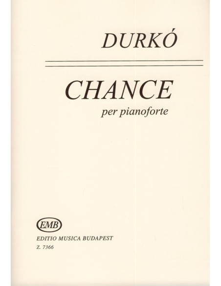 DURKO Z.-Chance pour piano