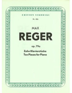REGER M.-Pezzi (10) Op.79a per Pianoforte