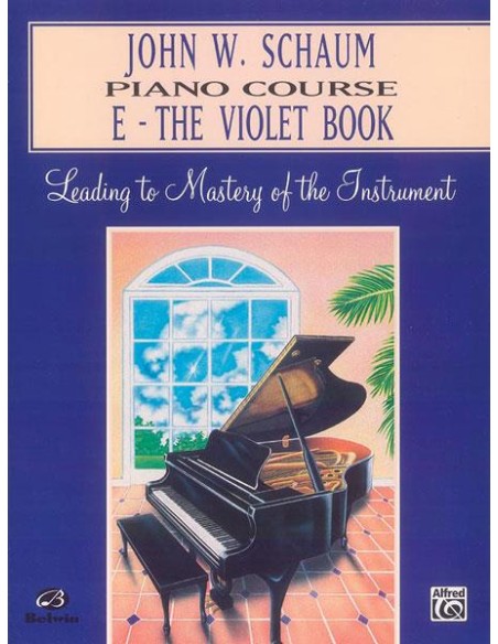 SCHAUM J.W.-Piano Course Vol. E: Violet Book