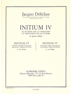 DELECLUSE J.-Initium IV: Rhythm Studies for Percussion Instruments