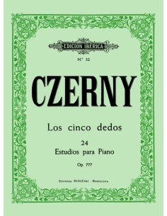 CZERNY C.-Op. 777 Los Cinco dedos para Piano (Iberica)