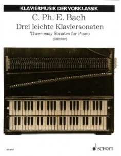 BACH C.P.E.-Leichte Sonaten (3) für Klavier (Zürcher)