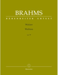BRAHMS J.-Valzer Op.39 per pianoforte (Urtext) (Kohn)