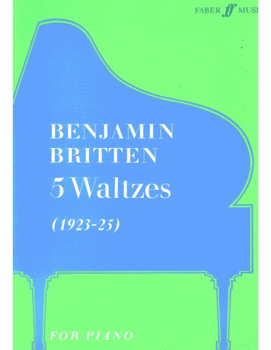 BRITTEN B.-Valzer (5) per pianoforte