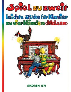 MOLSEN U.-Spiel zu Zweit (Pièces faciles) pour piano à 4 mains