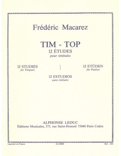 MACAREZ F.-Tim Top: 12 studi per timpani