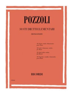POZZOLI E.-Studi Elementari (30) per Pianoforte