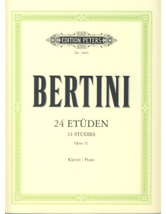 BERTINI H.-Etüden op. 32 für Klavier (Ruthardt)