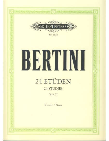 BERTINI H.-Studies Op. 32 for Piano (Ruthardt)