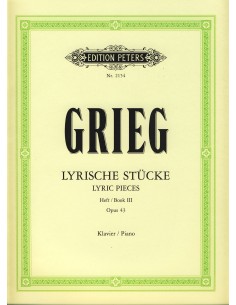 GRIEG E.-Lyrical Pieces Op.43 for Piano