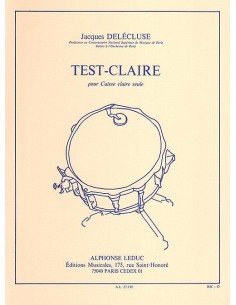 Test DELECLUSE J.-Claire pour boîte