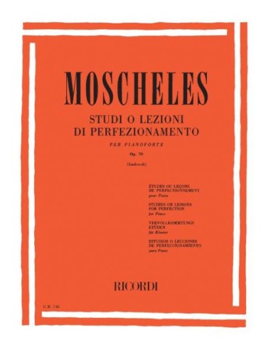 MOSCHELES I.-Advanced Studies Op.70 for Piano