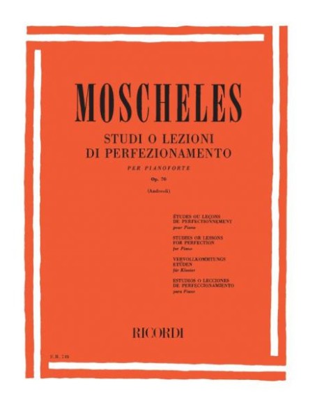 MOSCHELES I.-Advanced Studies Op.70 for Piano