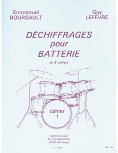 BOURSAULT & LEFEVRE-Dechiffrage Vol.1: Beginner to Medium Level for Drums