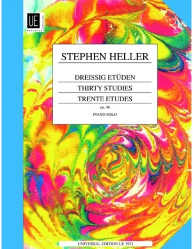 HELLER S.-Studi Progressivi Op.46 per pianoforte (Woss)