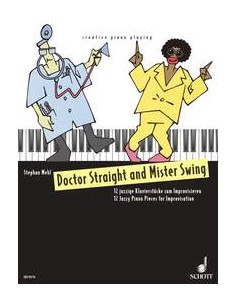 MEHL S.-Dr.Straight und Mr.Swing (12 Improvisationsstücke) für Klavier
