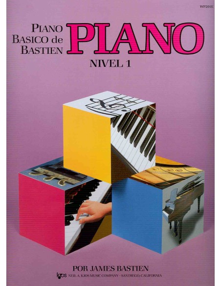 BASTIEN J.-Level 1 Methode für Klavier (WP201E)