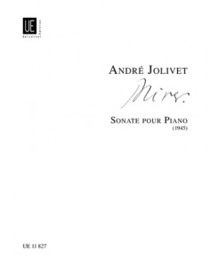 JOLIVET A.-Sonata (1945) per pianoforte