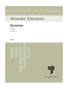 TCHEREPNIN A.-Nocturno Op.2 nº 1 para Piano