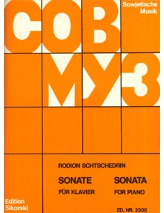 SCHEDRIN R.-Sonate pour piano