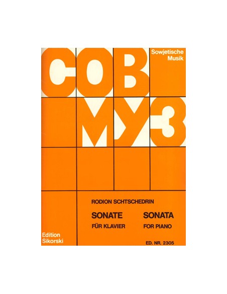 SCHEDRIN R.-Sonate pour piano
