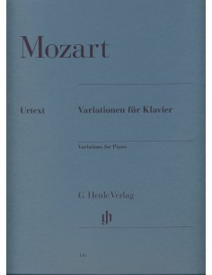 MOZART W.A.-Complete Variations for Piano (Urtext)
