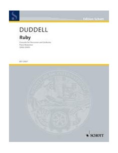DUDDELL J.-Ruby (Concerto) para Percusion y Piano