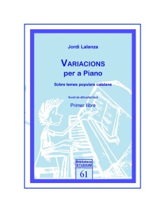 LALANZA J.-Variations pour piano