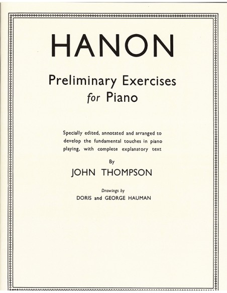THOMPSON J.-Hanon Vorstudien für Klavier