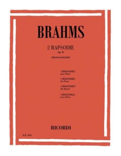 BRAHMS J.-Rapsodie Op.79 per pianoforte