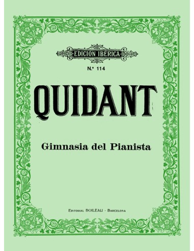 QUIDANT A.-Ginnastica per pianoforte (iberico)