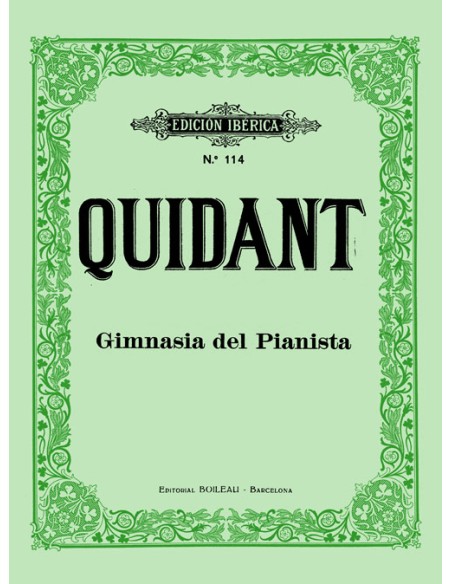 QUIDANT A.-Ginnastica per pianoforte (iberico)