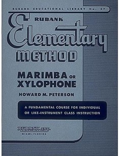 RUBANK-Elementare Methode für Marimba oder Xylophon (Howard Peterson)