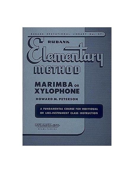 RUBANK-Elementare Methode für Marimba oder Xylophon (Howard Peterson)