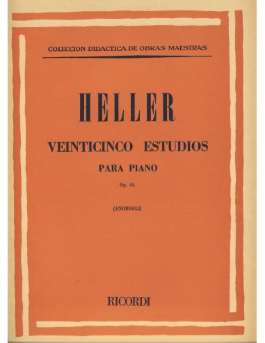 HELLER S.-Studi melodici Op.45 per pianoforte