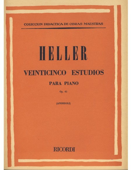 HELLER S.-Studi melodici Op.45 per pianoforte