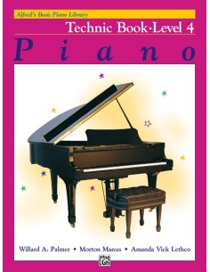 ALFRED-Basic Piano Course: Technic Book 4 para Piano (Palmer/Manus/Lethco)