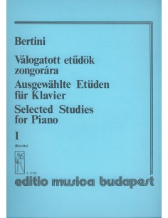 BERTINI H.-Selected Studies 1. für Klavier (Kovats)