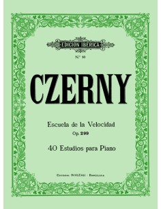 CZERNY C.-Op. 299 Escuela de la Velocidad (Completo) para Piano (Iberica)