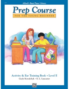 ALFRED-Basic Piano Prep Course: Activity and Ear Training Book E para Piano (Kowalchyk/Lancaster)